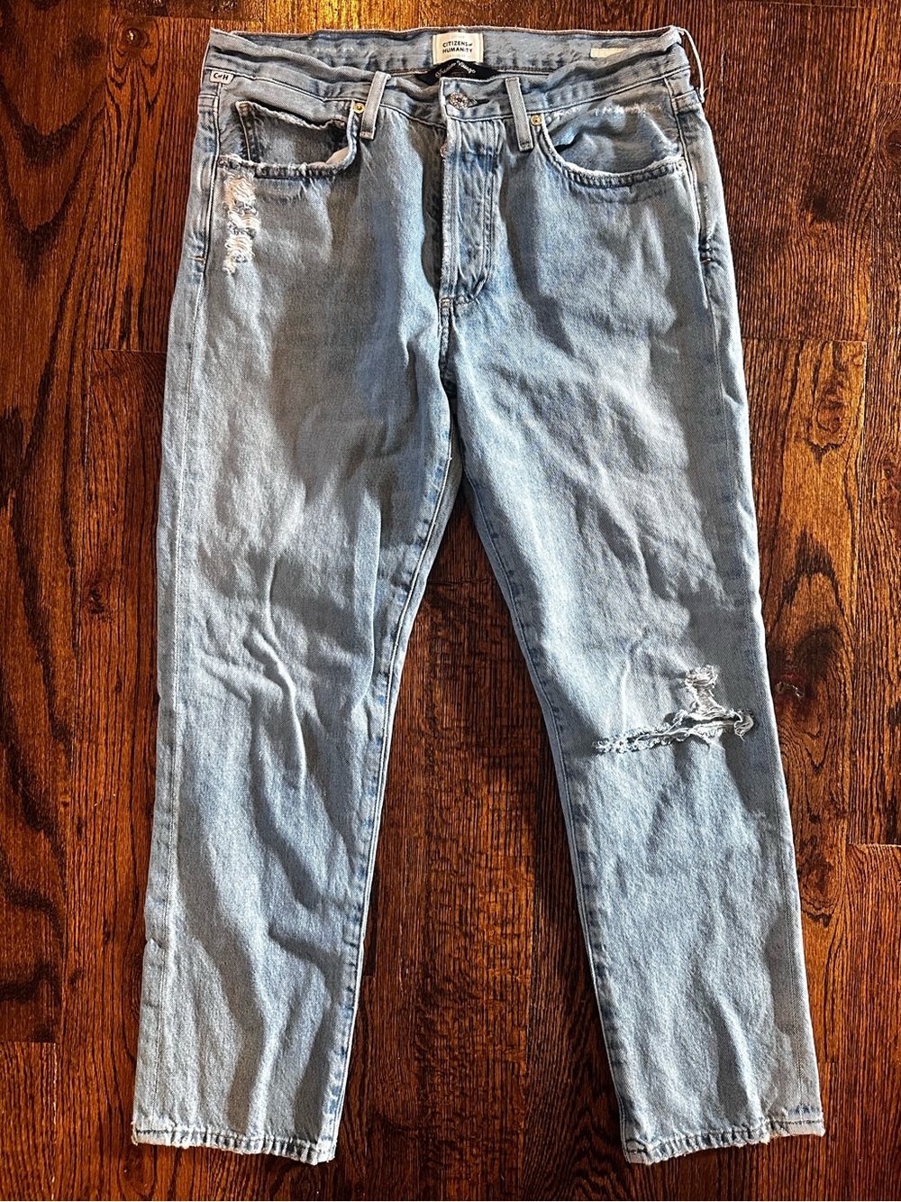 Citizens of Humanity Emerson distressed crop Jean - womens size 27